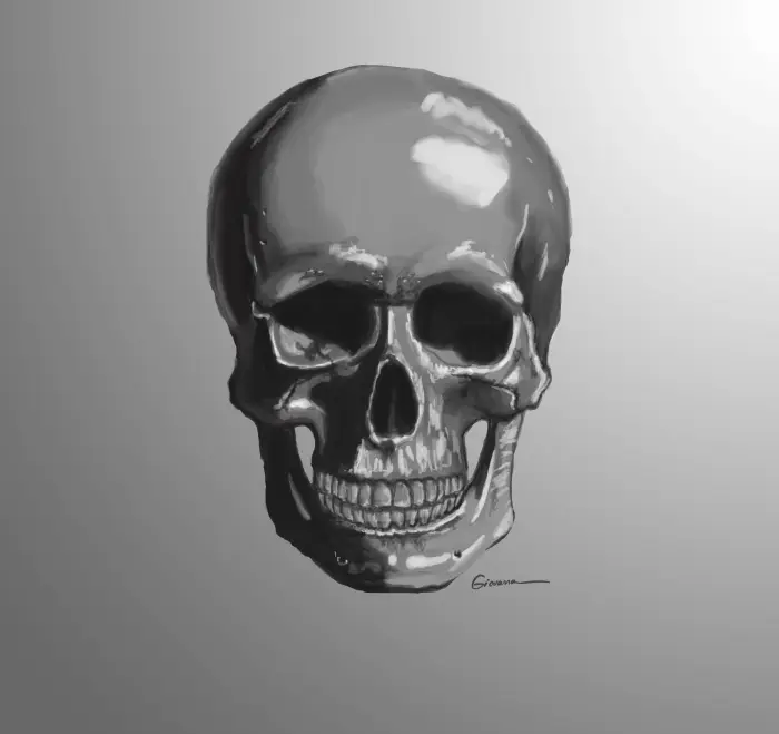 Exercício de Anatomia com referência. Ilustração Digital, 2017