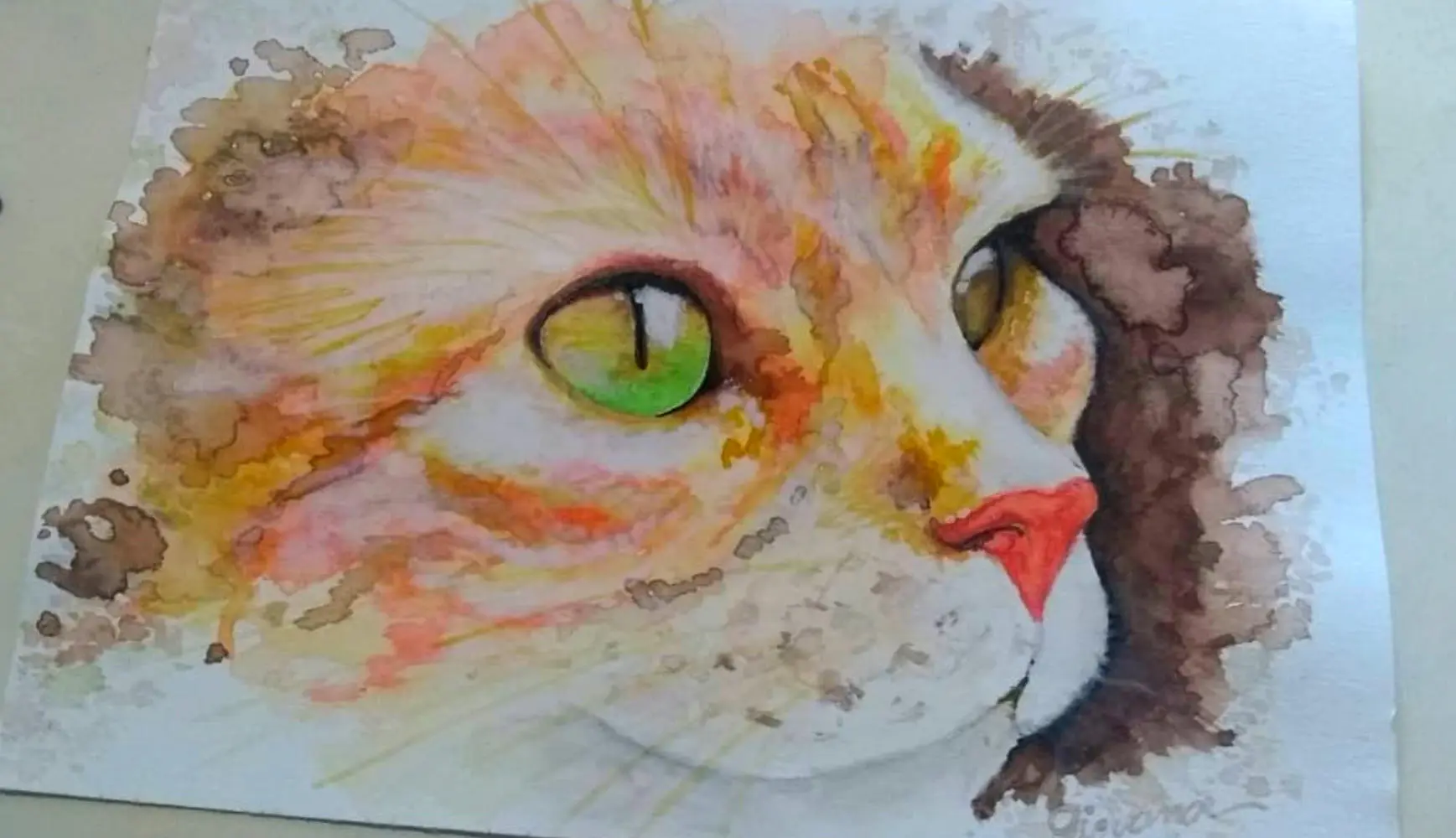 Pintura em aquarela, 2020